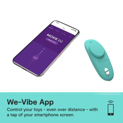 WE-VIBE - MOXIE MAGNETIC-CLIP PANTY VIBRATOR AQUA