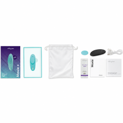 WE-VIBE - MOXIE MAGNETIC-CLIP PANTY VIBRATOR AQUA