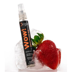 ORGIE - WOW STRAWBERRY ICE SPRAY BUCAL BESABLE EFECTO FRÍO 10 ML