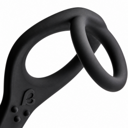 ROCKS-OFF - RO-ZEN ESTIMULADOR PROSTÁTICO VIBRADOR CON DOBLE ANILLO 7 VELOCIDADES NEGRO