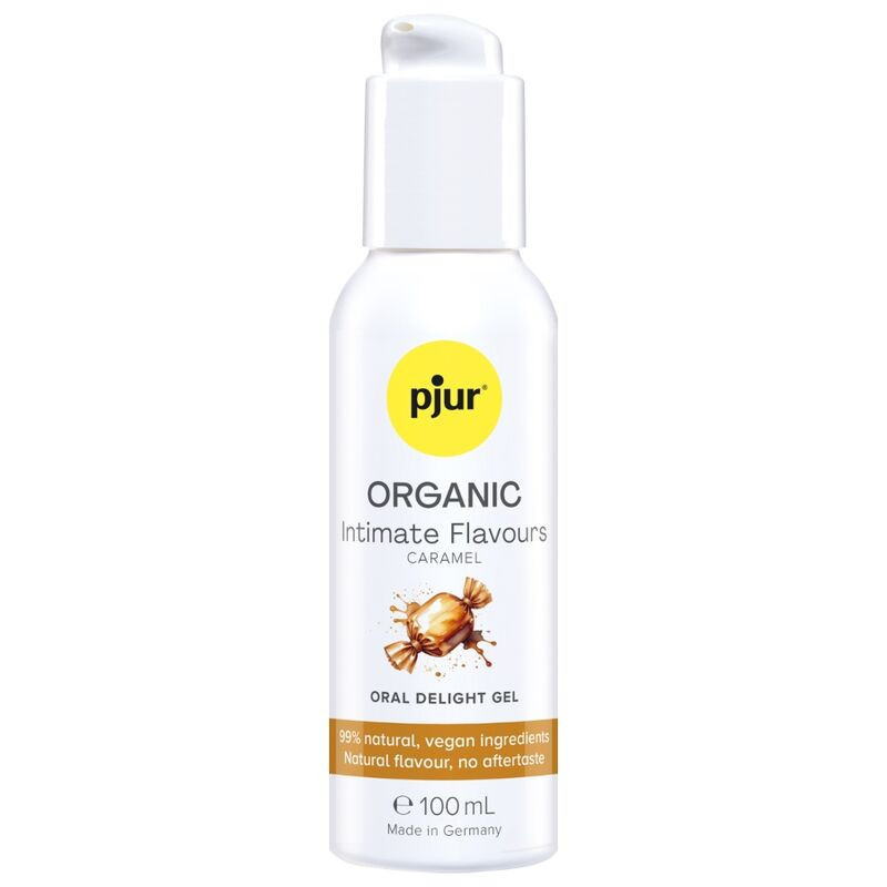 PJUR - ORGANIC INTIMATE FLAVOURS GEL ÍNTIMO ORAL SABOR CARAMELO 100 ML