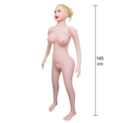HIDDEN DESIRE - LUSTY LOLA INFLATABLE DOLL 145 CM