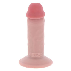 GET REAL - DELUXE THICK DOUBLE-DENSITY TPE DONG 13 CM