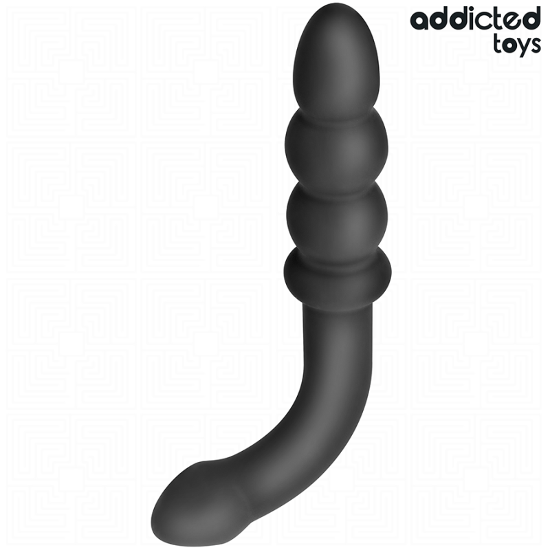 ADDICTED TOYS - DOUBLE ANAL MASSAGER SILICONE 16.5 CM
