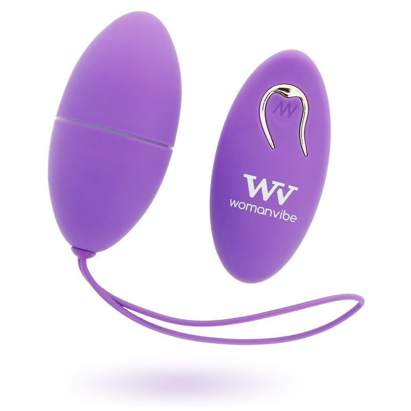 WOMANVIBE - ALSAN SILICONE REMOTE CONTROL EGG PURPLE