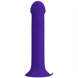 PRETTY LOVE - MURRAY YOUTH VIBRATING DILDO and RECHARGEABLE VIOLET