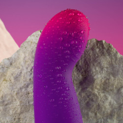 ROCKS- OFF - GLOW GIRL VIBE VIBRADOR G-SPOT DISCRETO MORADO