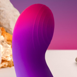ROCKS- OFF - GLOW GIRL VIBE VIBRADOR G-SPOT DISCRETO MORADO