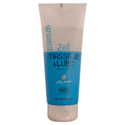 HOT - MASSAGE and GLIDE GEL 2IN1 SILKY TOUCH 200 ML