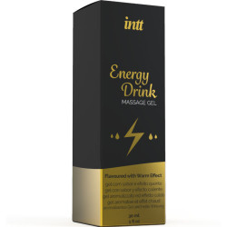 INTT MASSAGE and ORAL SEX - MASSAGE GEL WITH FLAVORED ENERGY CA DRINK AND HEATING EFFECT