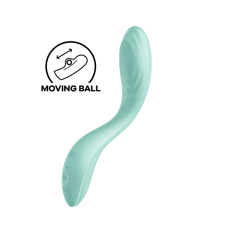 SATISFYER - RRROLLING PLEASURE GSPOT VIBRATOR GREEN