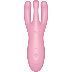 SATISFYER - THREESOME 4 VIBRADOR APP ROSA