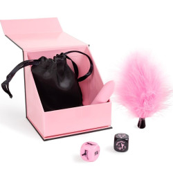 SECRET PLAY - CAJA DE PLACERES PARA PAREJAS DADOS BALA VIBRADORA PLUMERO