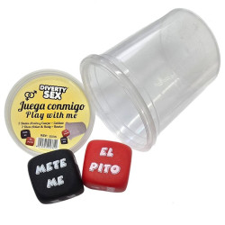 DIABLO PICANTE - DADOS VERBO LUGAR DEL CUERPO CON CUBILETE