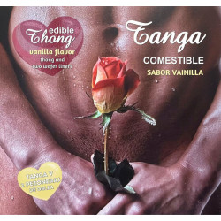 HOTFLOWERS - MENS THONG 2 VANILLA WAFER NIPPLE -es-pt-en-fr-it-