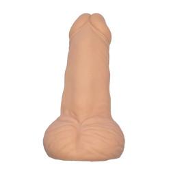 DIABLO PICANTE - JUGUETE ANTIESTRÉS CON FORMA DE PENE COLOR CARNE