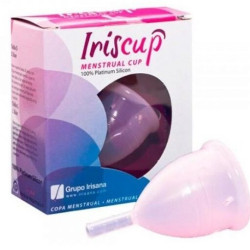 IRISCUP - COPA MESTRUAL ROSA GRANDE BOLSA ESTERILIZADORA GRATIS