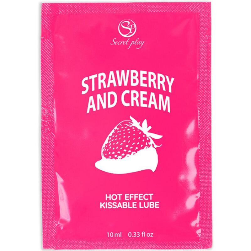 SECRETPLAY - MONODOSIS LUBRICANTE FRESAS and NATA 10 ML