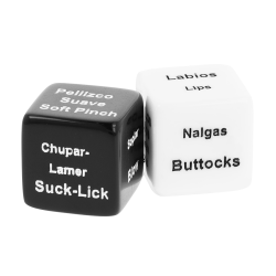 BLACKandSILVER - DICE FOR COUPLES ES-EN
