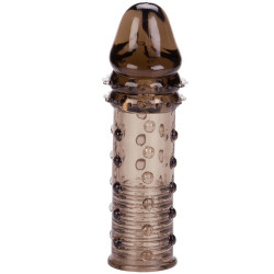 CALEXOTICS - EXTENSIÓN DE SILICONA PARA EL PENE NEGRO