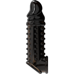 VIRILXL - EXTENSIÓN Y FUNDA DE PENE V11 NEGRO